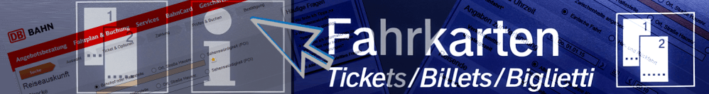 Bahn fahren Geld sparen Header